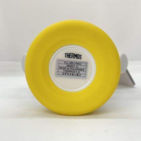  THERMOS サーモス まほうびんのベビーストローマグ 0.35L FJL-350 イエローホワイト 未使用品