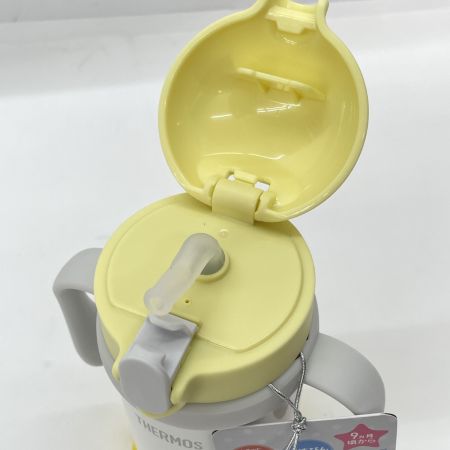  THERMOS サーモス まほうびんのベビーストローマグ 0.35L FJL-350 イエローホワイト 未使用品