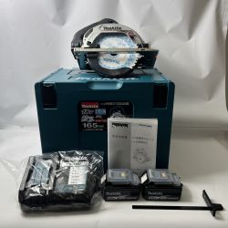 〇〇 MAKITA マキタ 充電式マルノコ 165mm 18v 充電池2個付 HS631DGXSB ブラック 未使用品 Sランク