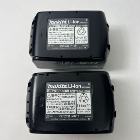  MAKITA マキタ 充電式インパクトドライバ 18V 6Ah バッテリ2本 充電器 ケース付 TD173DRGXB ブラック 未使用品