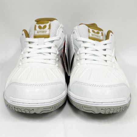  Butterfly バタフライ 卓球 シューズ レゾライン リフォネス SIZE 27cm 93620 ホワイト×ゴールド 未使用品