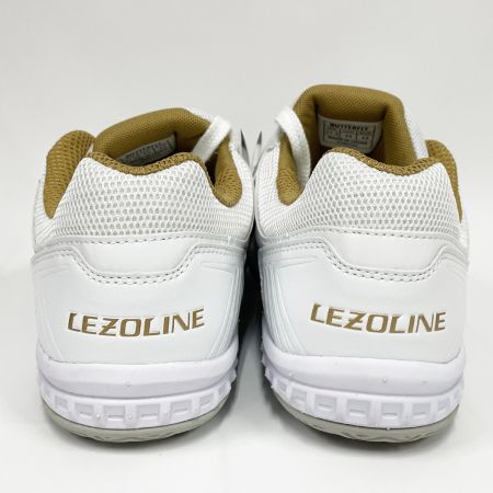  Butterfly バタフライ 卓球 シューズ レゾライン リフォネス SIZE 27cm 93620 ホワイト×ゴールド 未使用品