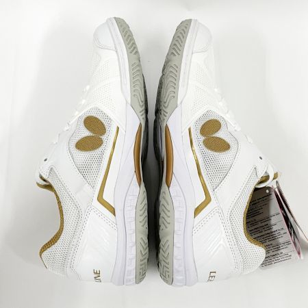  Butterfly バタフライ 卓球 シューズ レゾライン リフォネス SIZE 27cm 93620 ホワイト×ゴールド 未使用品