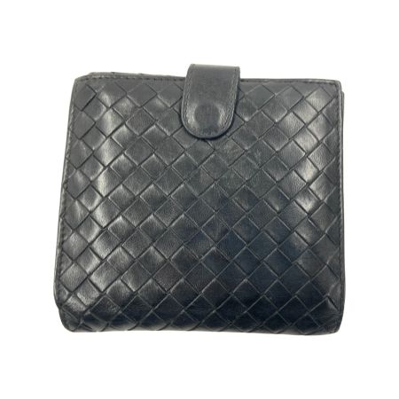  BOTTEGA VENETA ボッテガヴェネタ イントレチャート 2つ折り財布  382576-V0016-8806 ブラック