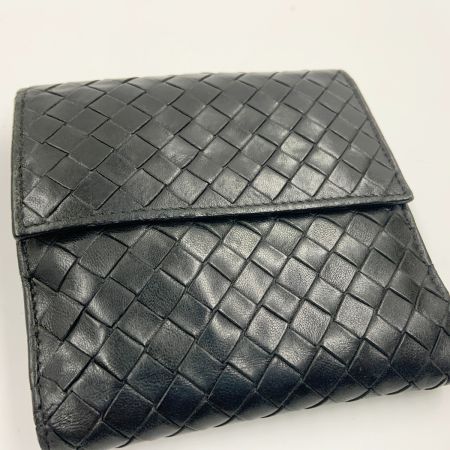  BOTTEGA VENETA ボッテガヴェネタ イントレチャート 2つ折り財布  382576-V0016-8806 ブラック