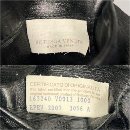  BOTTEGA VENETA ボッテガヴェネタ イントレチャート 2つ折り財布  382576-V0016-8806 ブラック