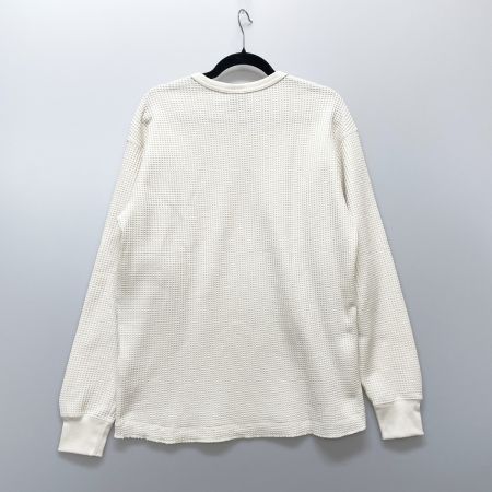  THE NORTH FACE ザノースフェイス メンズ ロングスリーブウォームワッフルクルー SIZE XL NT62032 アイボリー