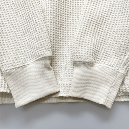  THE NORTH FACE ザノースフェイス メンズ ロングスリーブウォームワッフルクルー SIZE XL NT62032 アイボリー