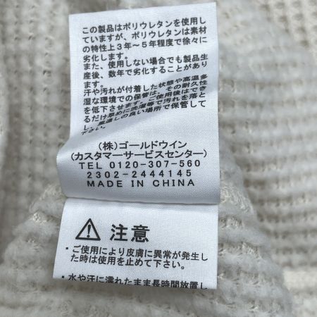  THE NORTH FACE ザノースフェイス メンズ ロングスリーブウォームワッフルクルー SIZE XL NT62032 アイボリー