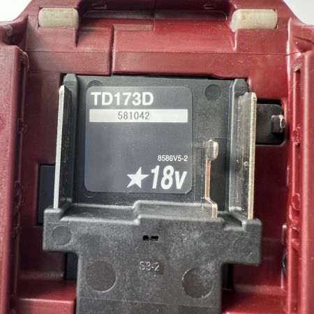  MAKITA マキタ 充電式インパクトドライバ 18v 復刻色 オーセンティックレッド TD173DZAP