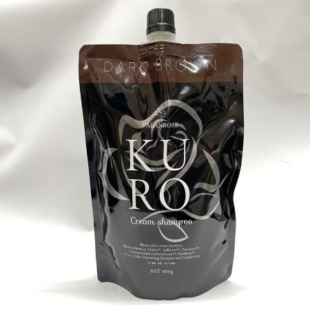  VALANROSE VR クロクリームシャンプー ダークブラウン 400g