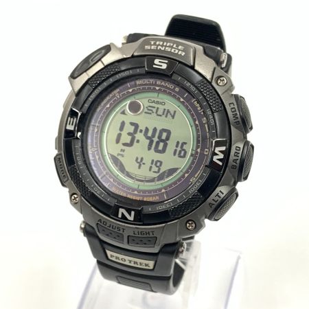  CASIO カシオ PROTREK タフソーラー 電波腕時計 PRW-1500TJ ブラック