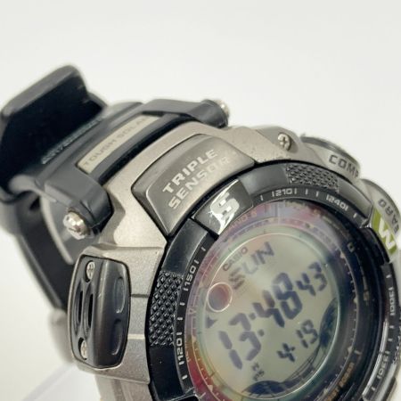  CASIO カシオ PROTREK タフソーラー 電波腕時計 PRW-1500TJ ブラック