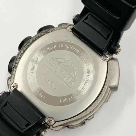  CASIO カシオ PROTREK タフソーラー 電波腕時計 PRW-1500TJ ブラック