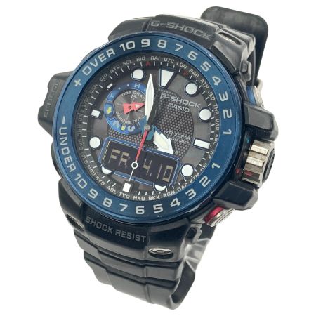  CASIO カシオ Gショック ガルフマスター ソーラー電波クォーツ　腕時計 GWN-1000B ブラック