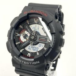 〇〇 CASIO カシオ G-SHOCK Gショック クォーツ 腕時計  GA-110-1AJF ブラック Aランク