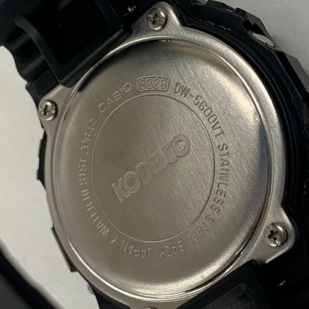 CASIO カシオ G-SHOCK ジーショック KOBELCO コラボ クォーツ 腕時計 DW-5600VT ブラック