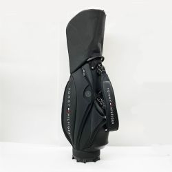 〇〇 TOMMY HILFIGER トミーヒルフィガー キャディーバッグ ブラック Bランク