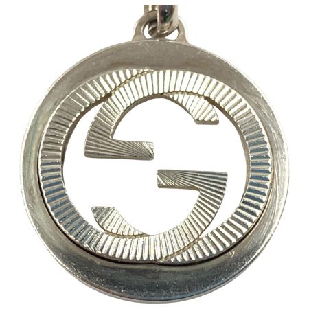  GUCCI グッチ インターロッキングG Ag 925 ロゴ ネックレス  シルバー
