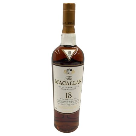  The MACALLAN マッカラン 18年 1990年リリース 43% スコッチ ウィスキー 700ml 43% 未開栓