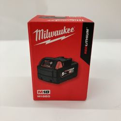 〇〇 Milwaukee ミルウォーキー 5.0Ah バッテリー M18B5 未使用品 Sランク