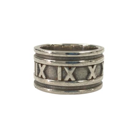  Tiffany & Co. ティファニー アトラスワイド リング Ag 925 12号 10.7g シルバー