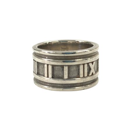  Tiffany & Co. ティファニー アトラスワイド リング Ag 925 12号 10.7g シルバー