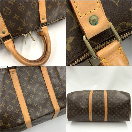  LOUIS VUITTON ルイヴィトン モノグラム キーポル55 ボストンバッグ M41424 ブラウン