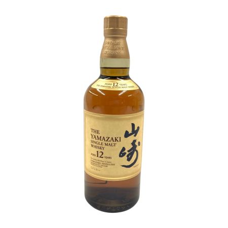 【北海道内限定発送】 SUNTORY サントリー  山崎 12年 シングルモルト 旧 700ml 国産ウイスキー 　 未開栓
