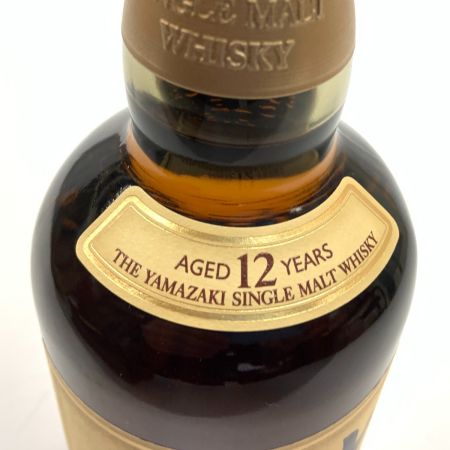 【北海道内限定発送】 SUNTORY サントリー  山崎 12年 シングルモルト 旧 700ml 国産ウイスキー 　 未開栓