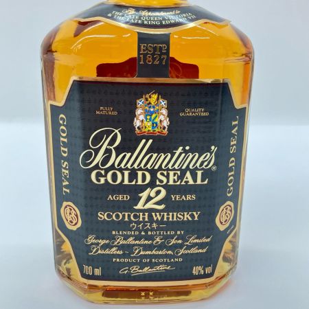  Ballantine's バランタイン 12年 ゴールドシール ウィスキー スコッチ 700ml 40% 未開栓