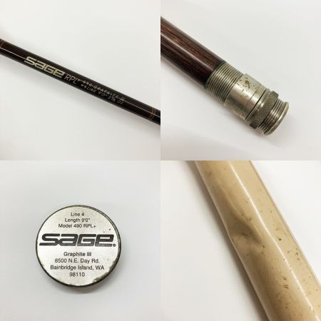  sage セージ Graphite iii グラファイト3 9'0" #4  490 RPL+ フライロッド