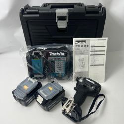 〇〇 MAKITA マキタ 充電式インパクトドライバ 18V 6Ah バッテリ2本 充電器 ケース付 TD173DRGX ブラック 未使用品 Sランク