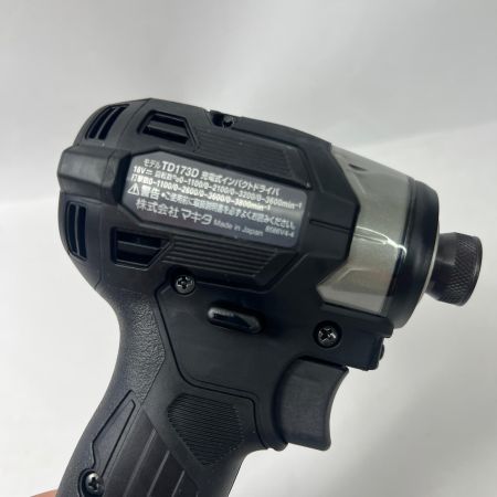  MAKITA マキタ 充電式インパクトドライバ 18V 6Ah バッテリ2本 充電器 ケース付 TD173DRGX ブラック 未使用品