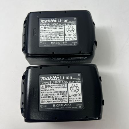  MAKITA マキタ 充電式インパクトドライバ 18V 6Ah バッテリ2本 充電器 ケース付 TD173DRGX ブラック 未使用品