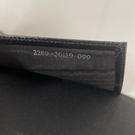  FENDI フェンディ ズッカ柄 キャンバス×レザー 長札入れ 2289-30159-099 ブラック
