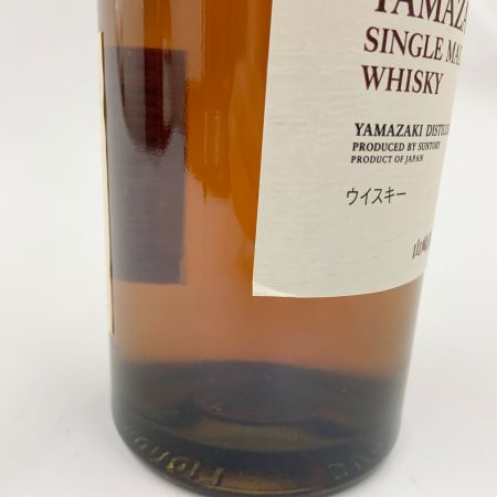 【北海道内限定発送】 YAMAZAKI 山崎/サントリー シングルモルト ウィスキー 国産ウィスキー NV 700ml 43% 未開栓