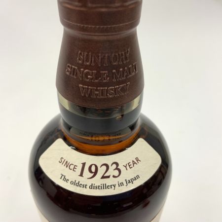 【北海道内限定発送】 YAMAZAKI 山崎/サントリー シングルモルト ウィスキー 国産ウィスキー NV 700ml 43% 未開栓