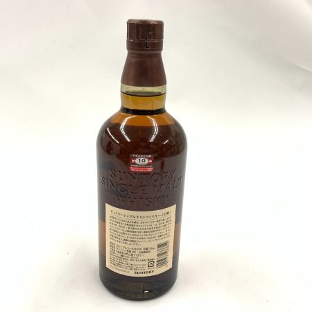 【北海道内限定発送】 YAMAZAKI 山崎/サントリー シングルモルト ウィスキー 国産ウィスキー NV 700ml 43% 未開栓