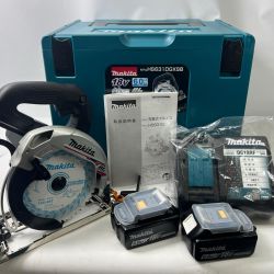 〇〇 MAKITA マキタ 充電式マルノコ 18V黒 刃径165mm/切込66mm 6Ah バッテリ2個・充電器・ケース付 HS631DGXSB 未使用 Sランク