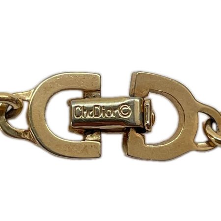  Christian Dior クリスチャンディオール チェーンブレスレット CDロゴ 喜平  ゴールド