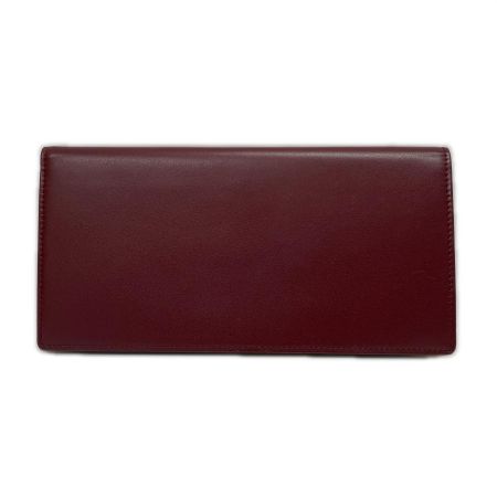  Cartier カルティエ 長財布 札入れ マスト ボルドー