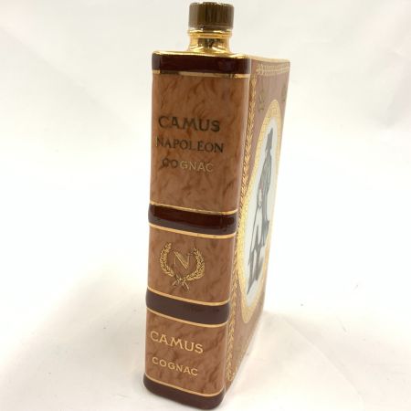  CAMUS カミュ ナポレオン ブック ボトル ブランデー 推定700ml 総重量1200g 未開栓