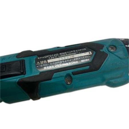  MAKITA マキタ 7.2V 充電式ペンドライバドリル 本体のみ DF012D 程度Ｂ