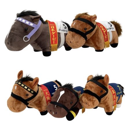   サラブレッドコレクション ふわふわBIG ぬいぐるみ5種 日本ダービー 皐月賞 等