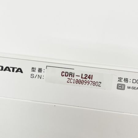  IO DATA アイオーデータ CDレコ iPhone用CDレコーダー CDRI-L24I