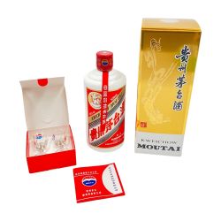 〇〇  貴州茅台酒 マオタイ酒 天女ラベル 53% 500ml ミニグラス 付き Sランク 未開栓