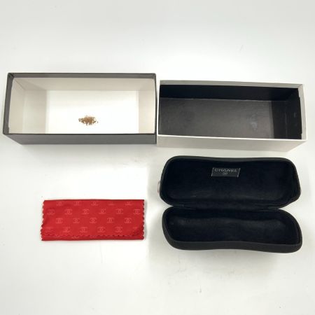  CHANEL シャネル 4003 c.103/71 リムレス ココマーク アイウェア サングラス シルバー