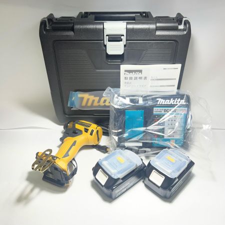  MAKITA マキタ 【中古】MAKITA マキタ  20周年記念 限定カラー インパクトドライバ 18V 6.0Ah バッテリ2本付 急速充電器 ケース   未使用 未使用に近い TD173DGXPY プレミアムイエロー 未使用品