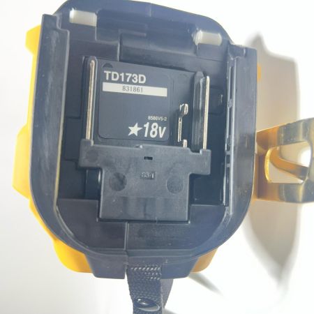  MAKITA マキタ 【中古】MAKITA マキタ  20周年記念 限定カラー インパクトドライバ 18V 6.0Ah バッテリ2本付 急速充電器 ケース   未使用 未使用に近い TD173DGXPY プレミアムイエロー 未使用品
